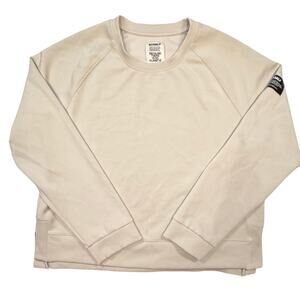 ECOALF x Mens Womens High End Soft Beige/Cream Crewneck Sweatshirt Size M